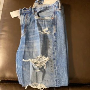 American Eagle size 4 short 27w 90s slim boyfriend jeans